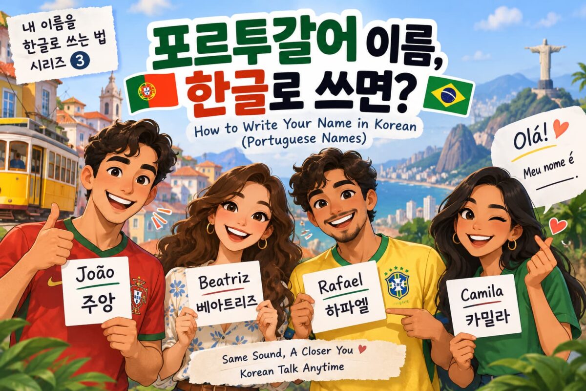 포르투갈어 한글로 이름쓰기 대표이미지